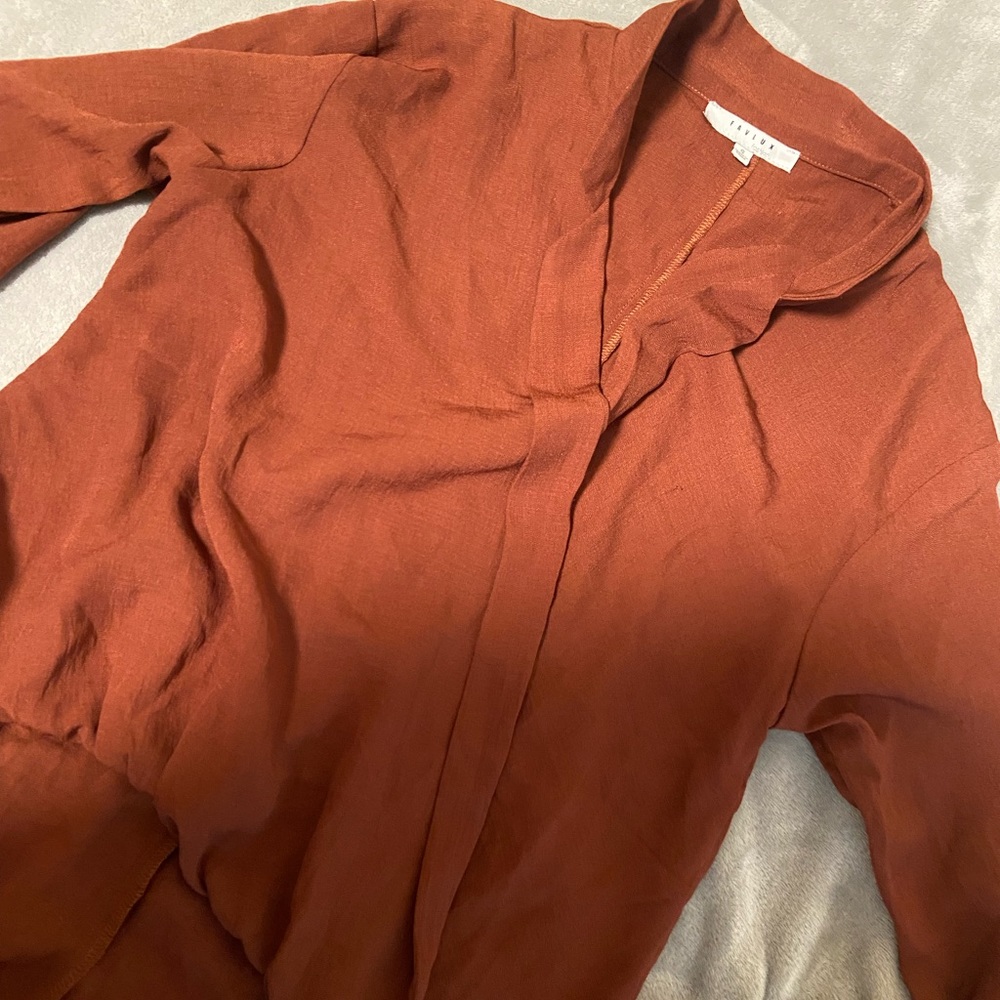 Classy orange shirt